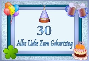 30 Geburtstag